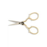 Gingher Gold-Handled Epaulette Embroidery Scissors - 3 1/2"